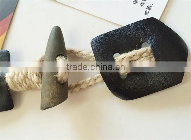 Antique fashion coat toggle buttons