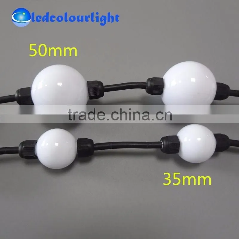 Cheap christmas ornaments balls kinetic lifting sphere led ball string light