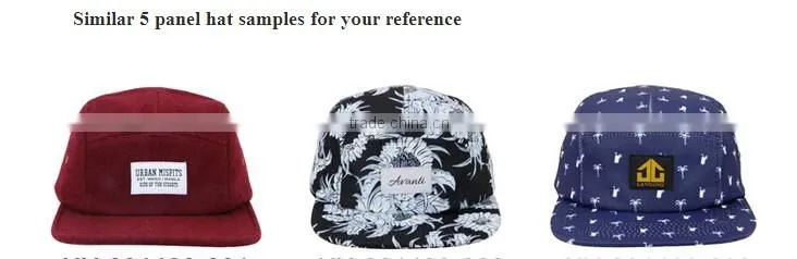 5 Panel hat sewing pattern,5 panel hat wholesale,design your own 5 panel hat cap