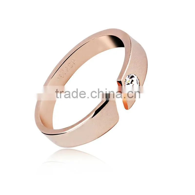 Spring Fashion gold rings design for women with Austria Crystal 40044 / 40045 nuevo
