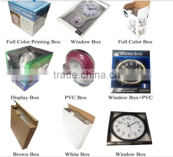 Wall clock with metal frame,can be 16",18"24"