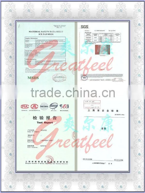 serviceable cold pack