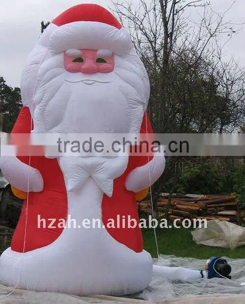 Cheap Christmas Inflatable Santa for Advertisement