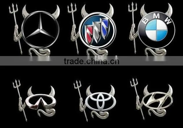3d car decoration metal sticker