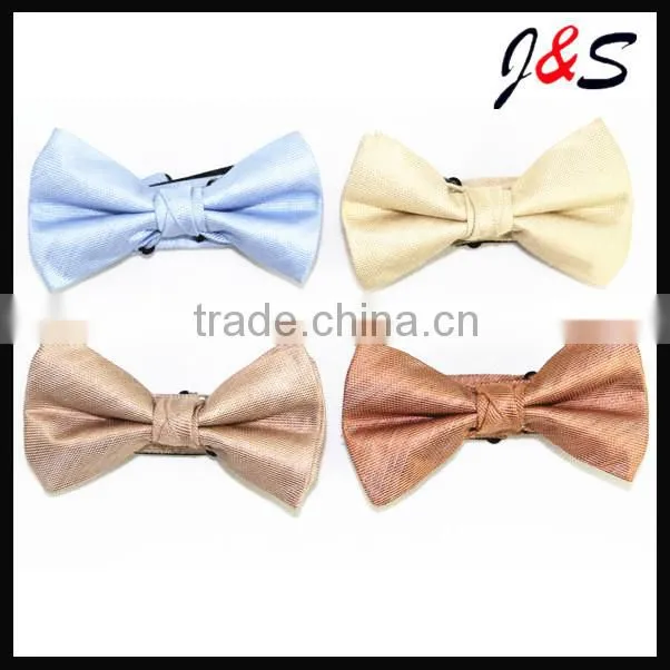 Silk Woven linen Bow tie for wholesale