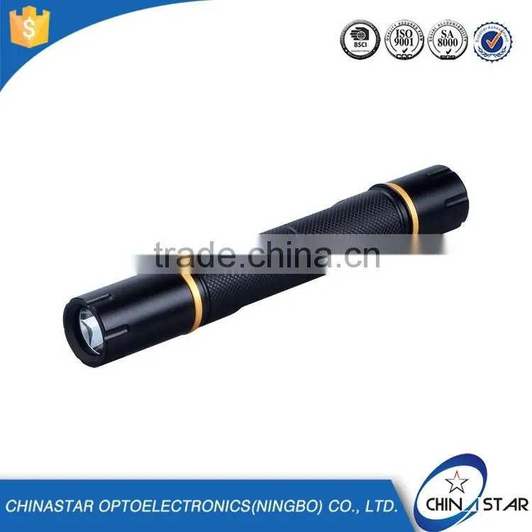 High power aluminum zoom flashlight