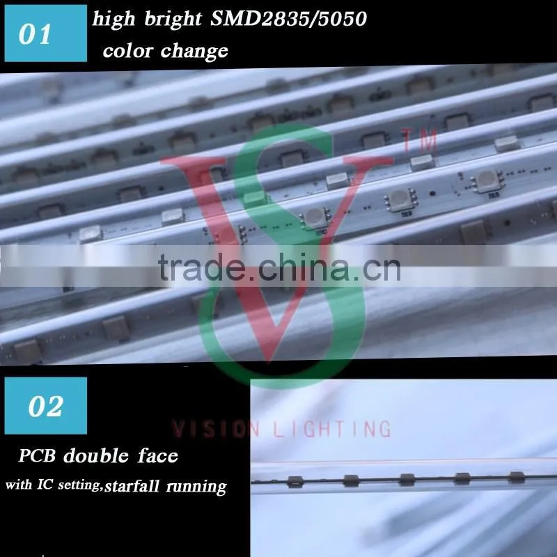 0.3/0.5/0.8/1m LED meteor starfall tube light