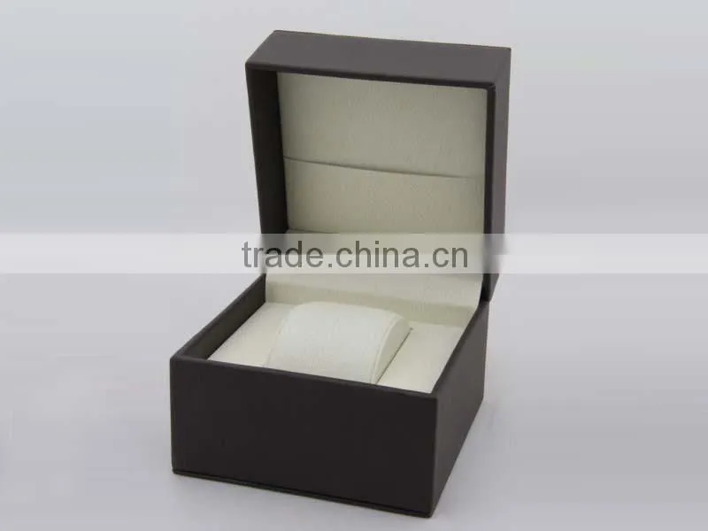 Luxury Customized High Quality black leather Watch Box
