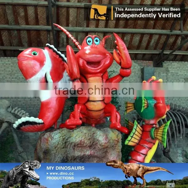 MY Dino-C073 Fiberglass cartoon character statue music band