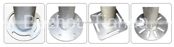 ground screw pole anchor