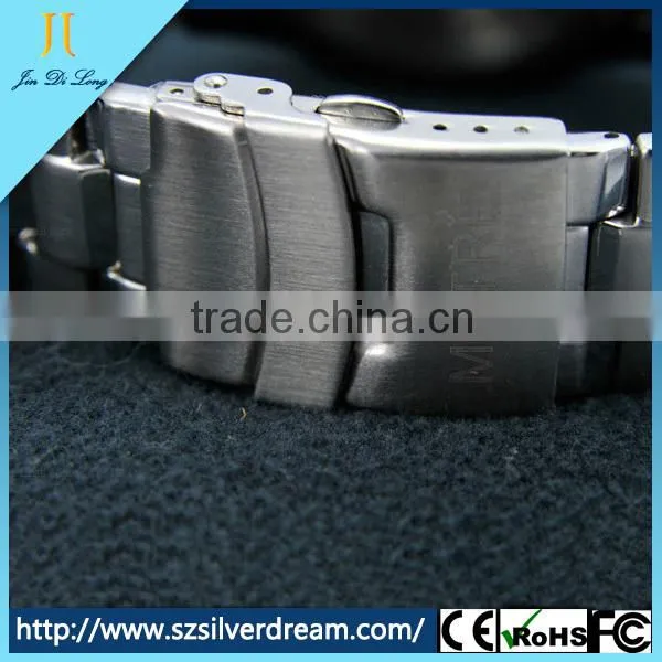 New trend fashion wristwatch high quality 316L stainless steel men quartz watch