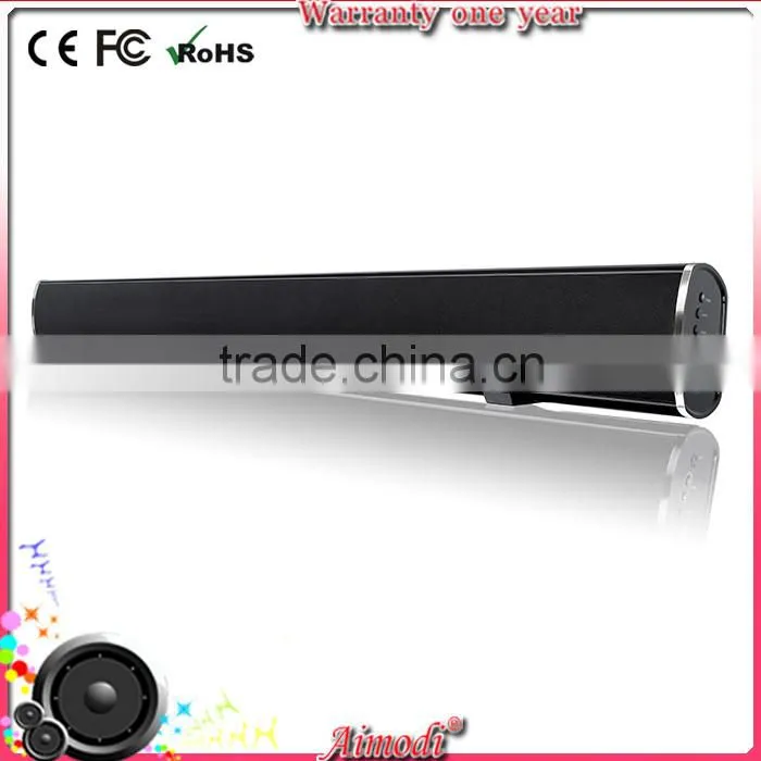 2016 All-new launched super sound quality bluetooth wireless outdoor soundbar speaker/High sound mini digital soundbar speaker