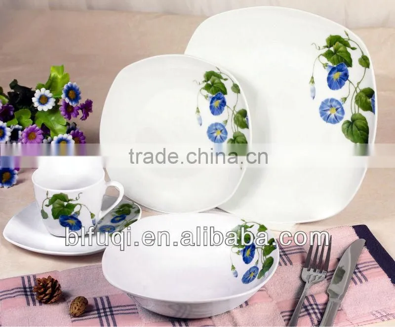 22 pcs sunflower dinnerware sets