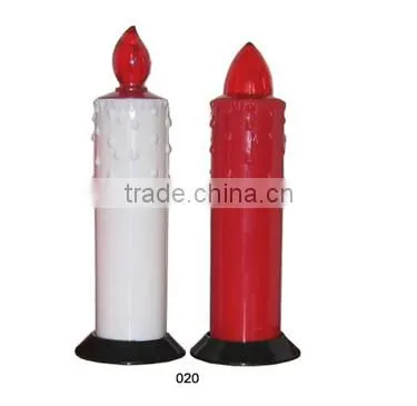Factory wholesale price waterproof flameless led grave candle