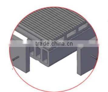 Outdoor Cheap and Durable Solid WPC Decking Keel!