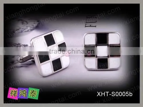 2014 new fashion stainless steel cufflink cuff clip jewelry