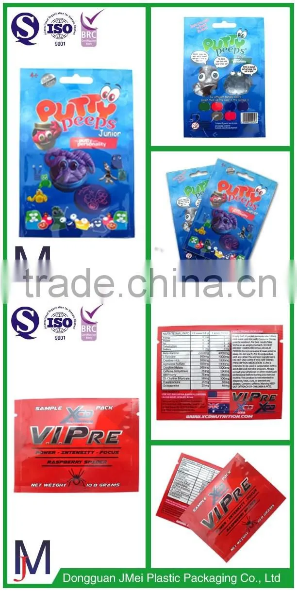 Hot Customized plastic bag Wholesale Laminated Material/plastic sealing bag with zipper for snack food
