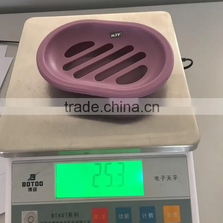 Purple colour wholesale plastic soap dish