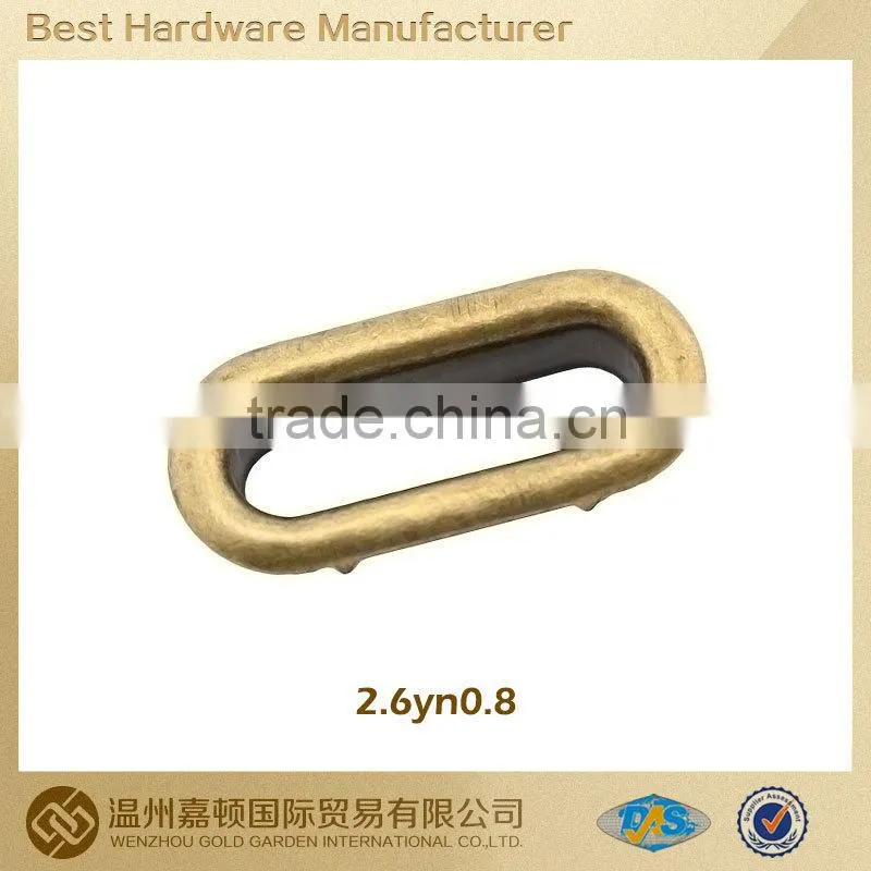 Metal Colored Brass Oval Eyelet
