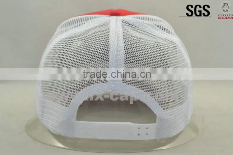 short bill foam plain trucker cap mesh hat
