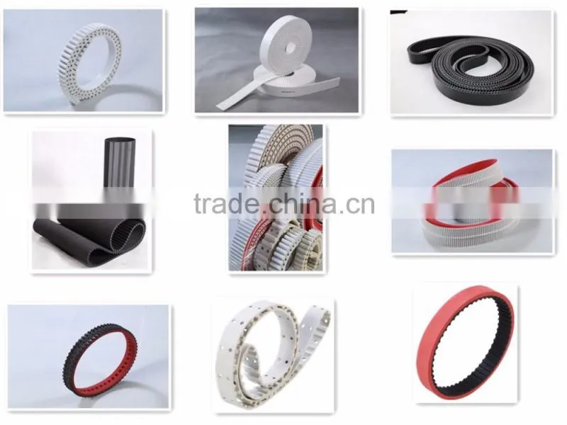 small htd 5M add red gule timing belt industrial rubber timing belts