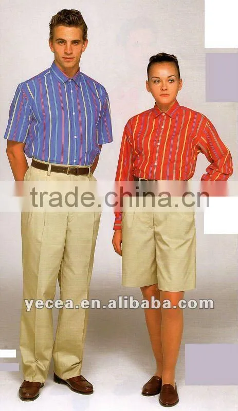 shirt and pants uniform for men and women