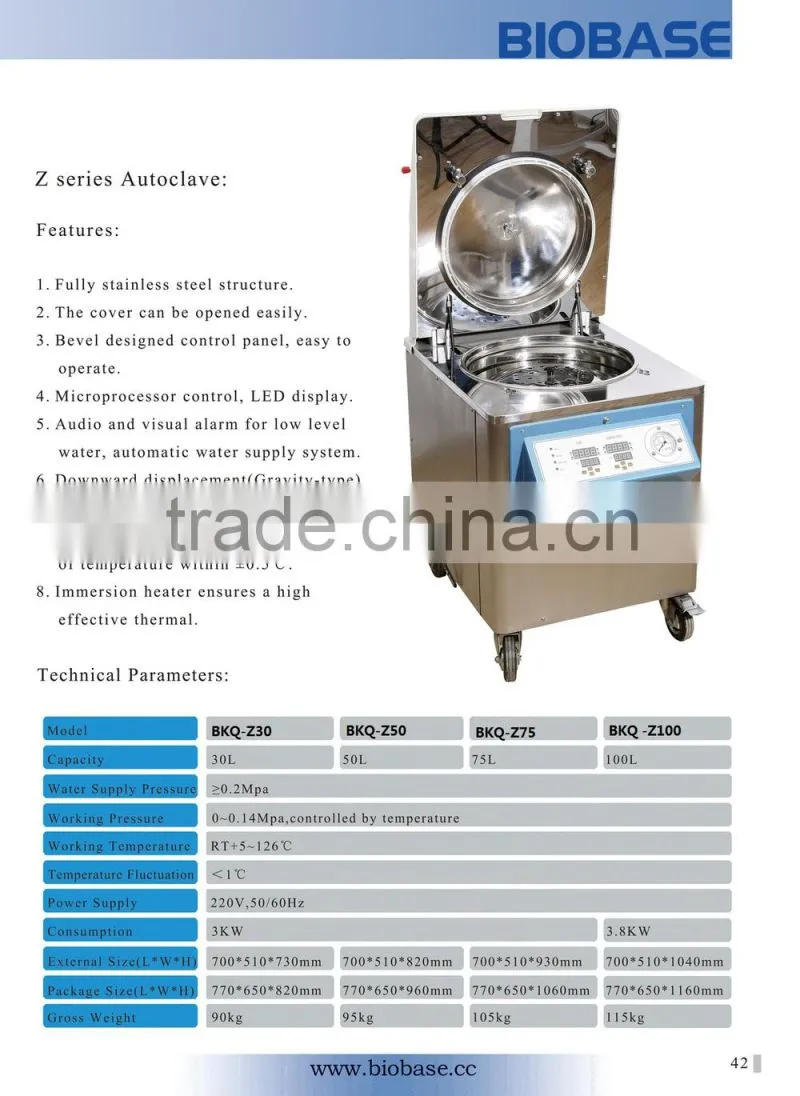 30L Laboratory Vertical type Dental Autoclave
