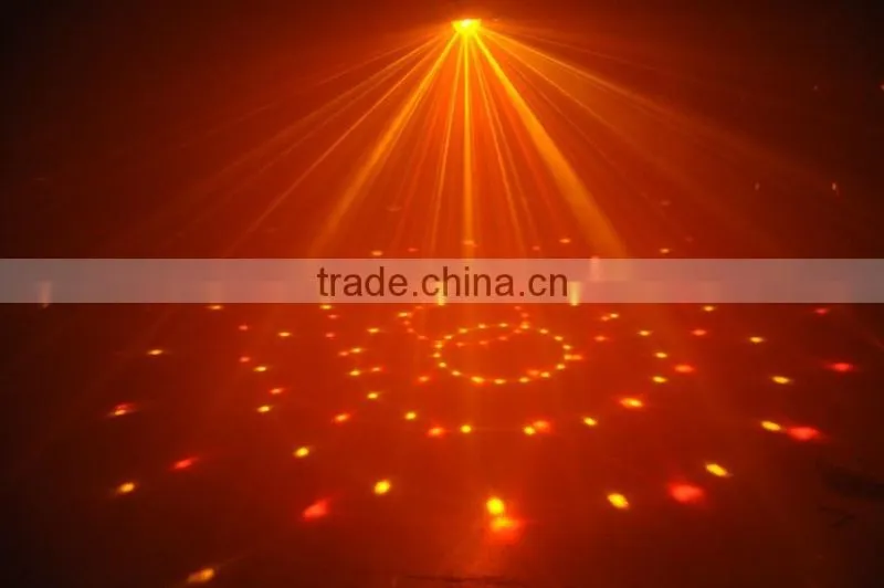 6pcs*1W RGBYWV LCD DMX Crystal ball magic led light