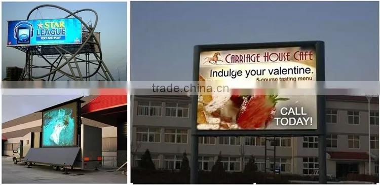 2016 New xxx Images HD LED Display Semi-outdoor P10 DIP Blue LED Display Module 320*160mm LED