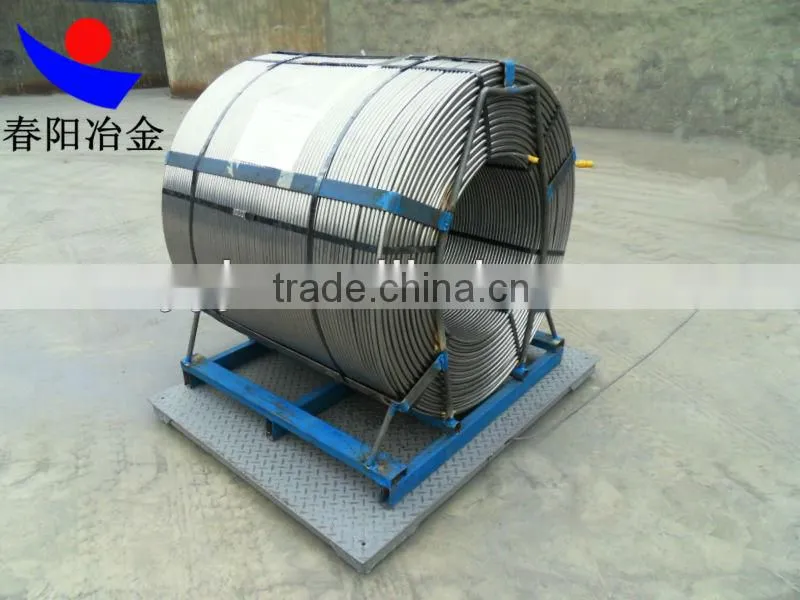 casi cored wire high silicon calcium weight in mineral and metallurgy Chinese manufacturer