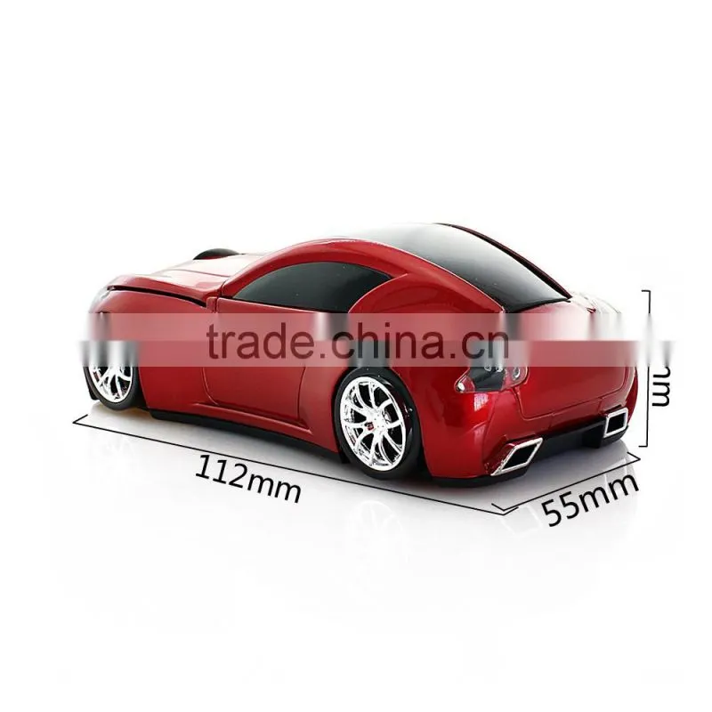 2.4G Wireless Modern Car Shape mouse 3D Game Optical Mice PC Laptop