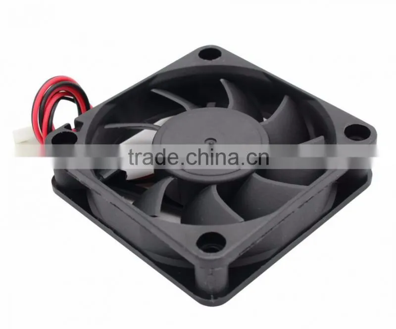 2 Wire 12V 3D Printer Equipment Brushless DC Cooling Fan 6CM 60MM 60x60x15MM
