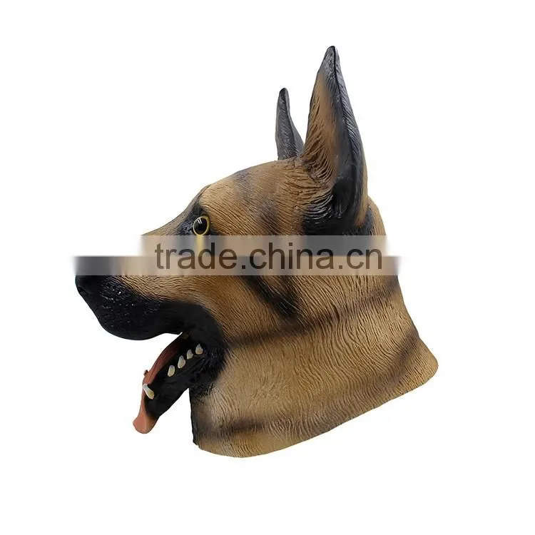 2016 Hot selling cheap diy white party wolf dog head mask