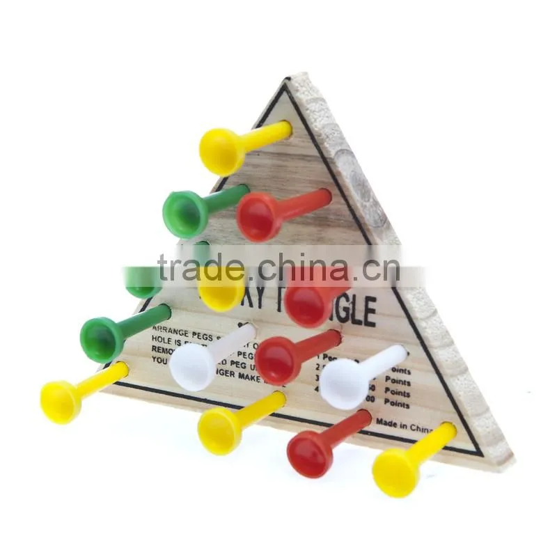 Triangle Peg Board Game