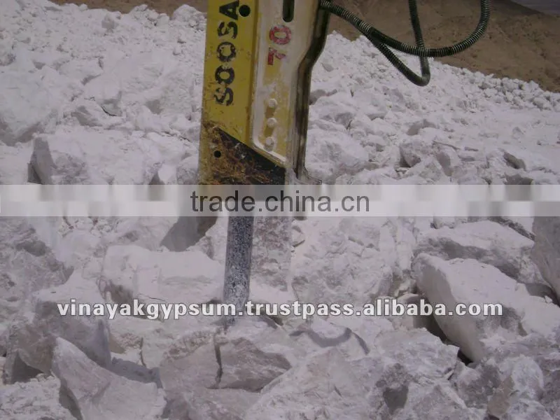 Gypsum lumps