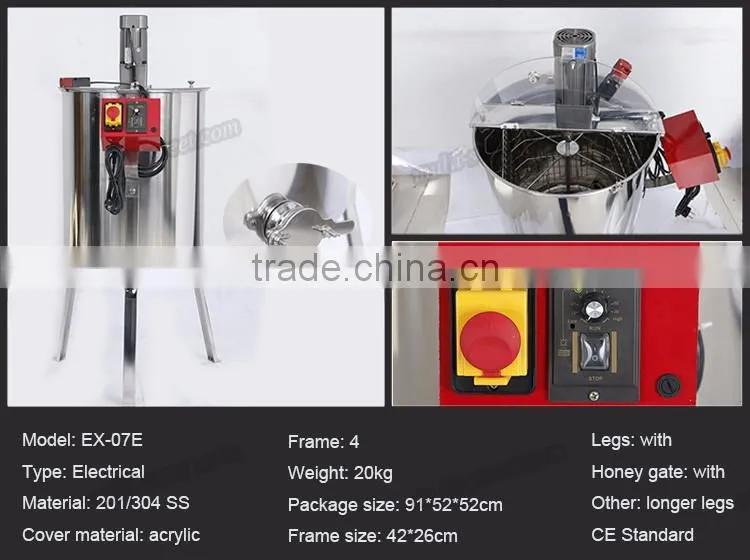 12 Frames Plastic Honey Extractor for Beekeeper