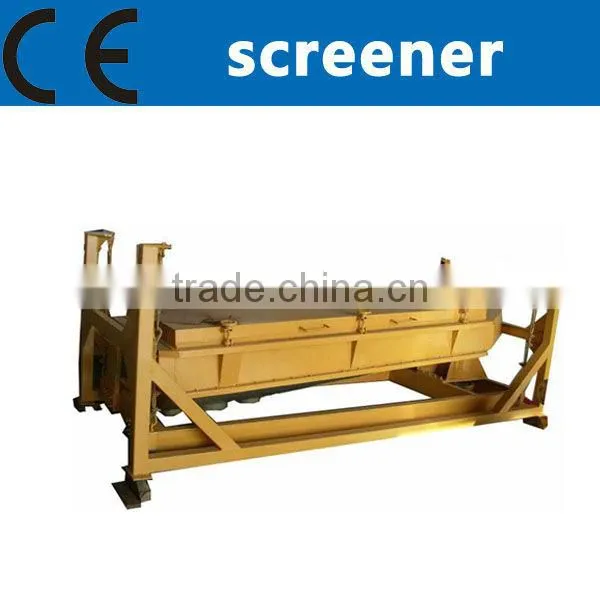 Best price vibrating screener for making wood pellet with CE&ISO9001