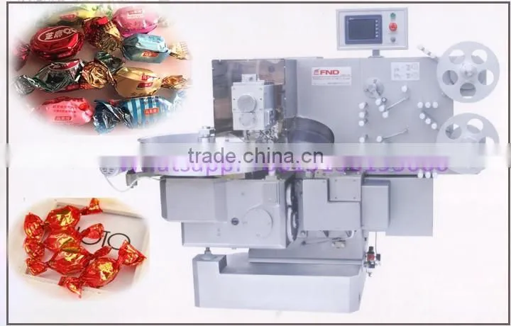 Egg Lrregular shape food sweet candy packing machine with date printing function