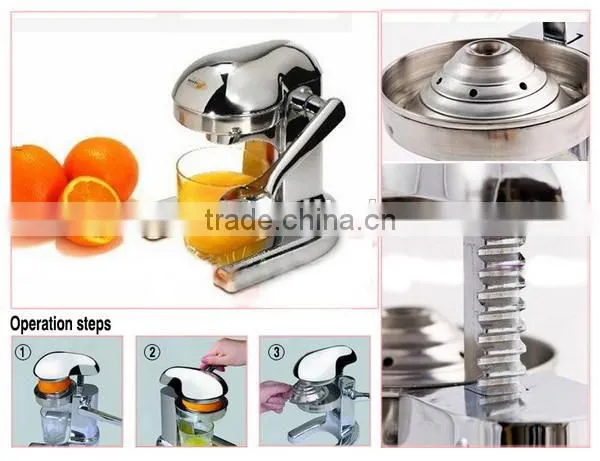 original shape stainless steel manual squeezer citrus juicer
