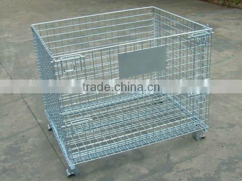 Folding Industrial Cargo Storage Cage