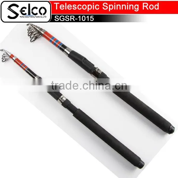 chinese colorful glass rods telescopic fishing rodishing tackle fishing rod telescopic spinning rods