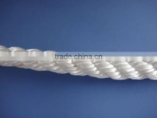 3 strands polyester and pp danline mixed rope