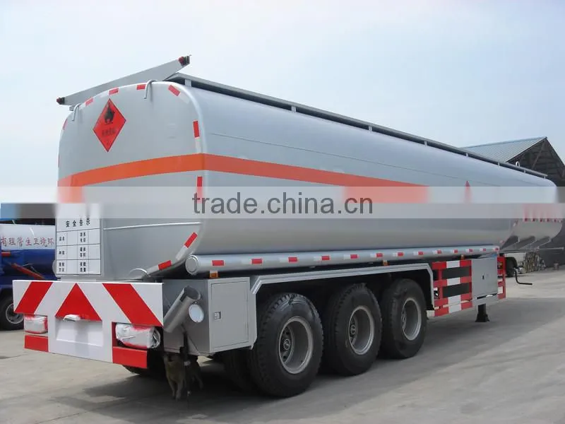 China 45000 Liters Fuel Tanker Semi Trailer For Sale