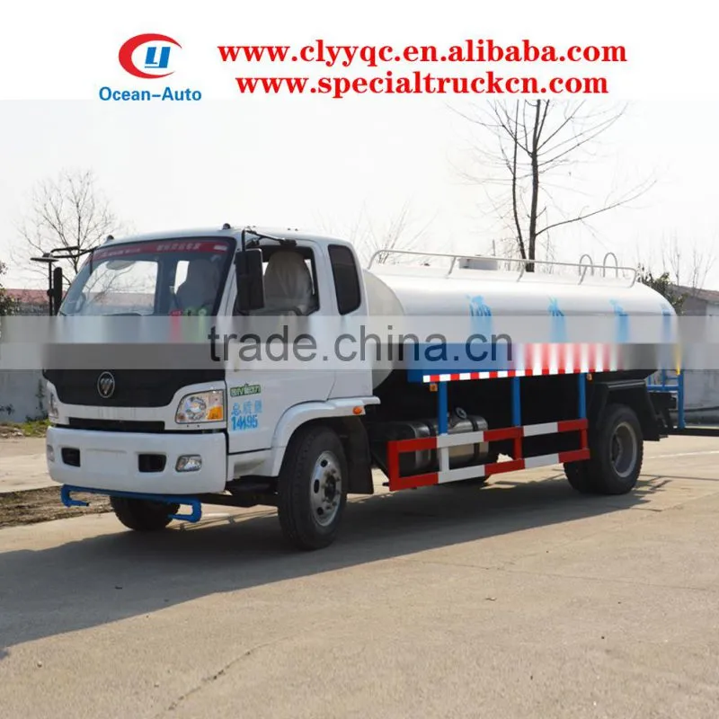 Foton Aumark EURO 3 10000L water tanker truck sale