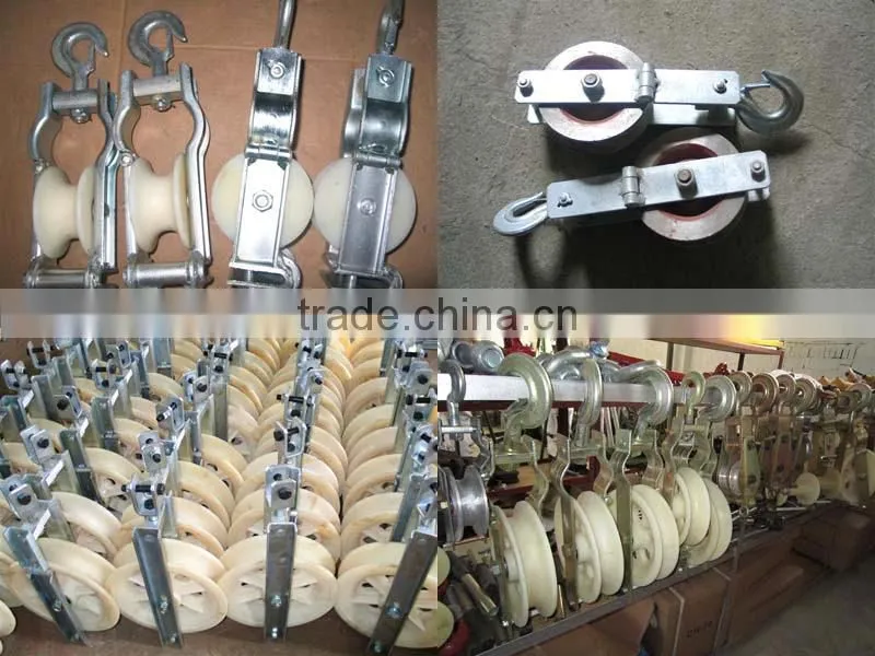 Split stainless steel cable pulley,High performaance Block and tackle pulley,Block and tackle pulley