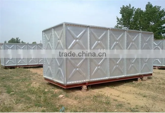 Assembled HDG water tank/5000 gallons no rust galvanized steel water tank