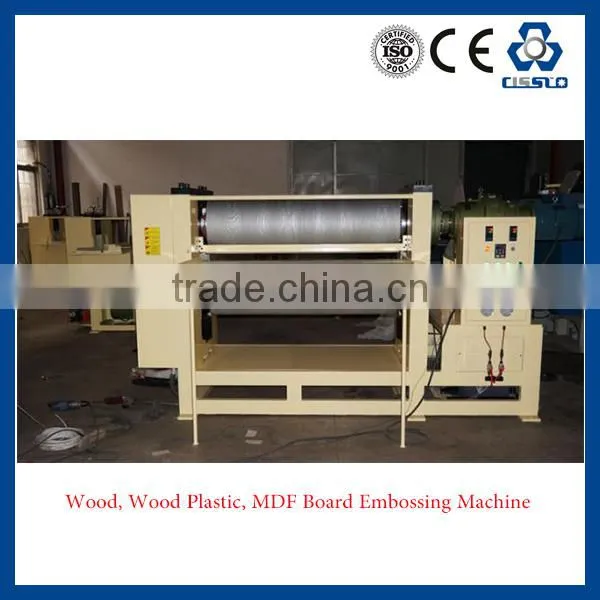 CE STANDARD GOOD PERFORMANCE MEDIUM DENSITY FIBERBOARD EMBOSSING MACHINE