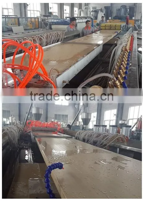 pvc wpc door making machine with price / door turnkey project high quality