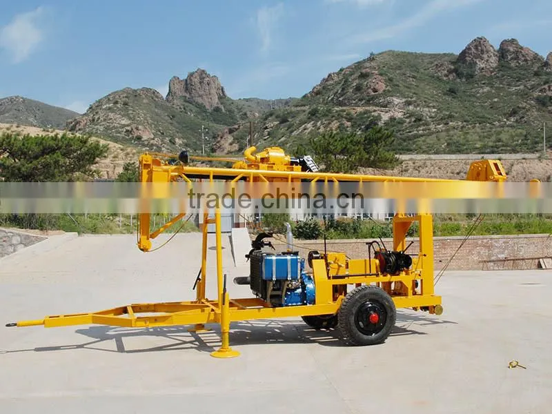 120m depth small truck mounted water well drilling equipment