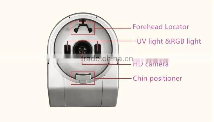 Hot sale portable skin analyzer machine 3D magic mirror skin test machine
